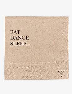 DAY Home Day Paper Napkin - Kökstextilier - BROWN / beige