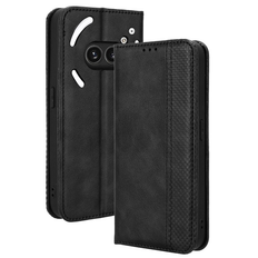 Nothing Phone (2a) Plus PlÃ¥nboksfodral RetroÂKickstandÂ- Svart