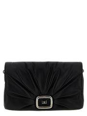 Roger Vivier Viv Choc Shoulder Bag — Black