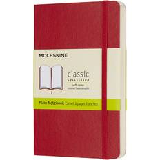 Moleskine Classic Notebook (Soft cover, Pocket, Plain, Scarlet Red)