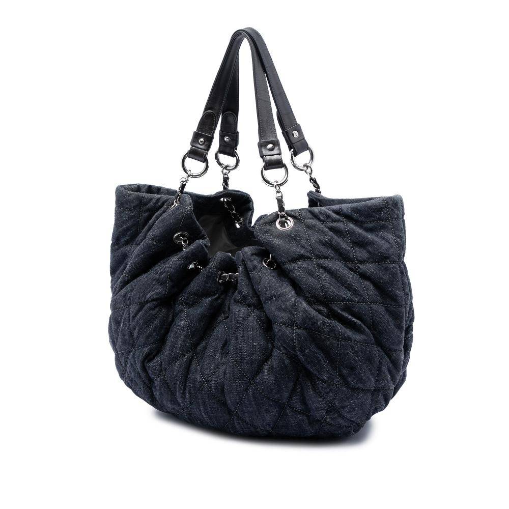 Chanel Vintage Chanel Tote L 30cm x W 33cm x D 17cm - Totebags Denim hos Magasin.