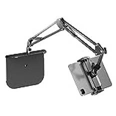 Sängtelefonstativ, Universal Ipad-stativhållare Med Aluminiumarm, 360-graders Vridbar, Handsfree, Höjdjusterbar, för Säng, Bordsskiva, Soffa, Lätt Att Installera(Color:Surfplatta)