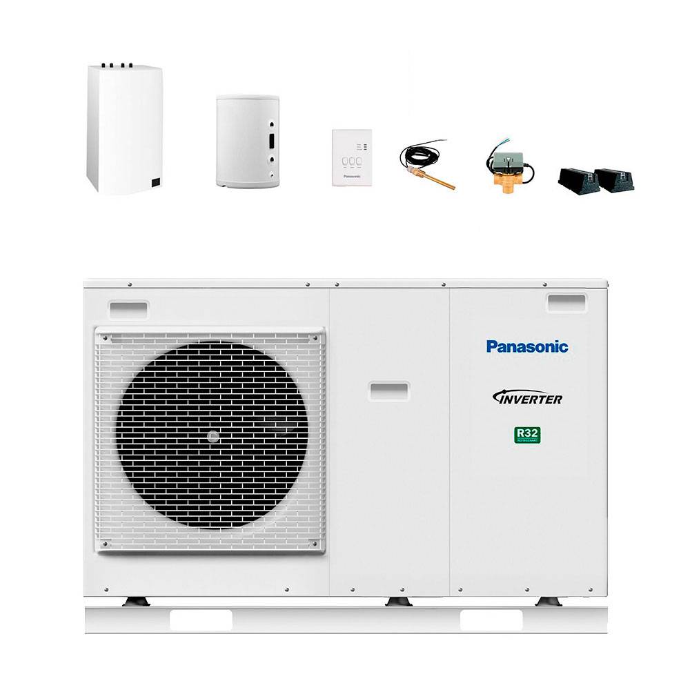 Panasonic Monoblock 5 kW varmepumpe pakke (R32).