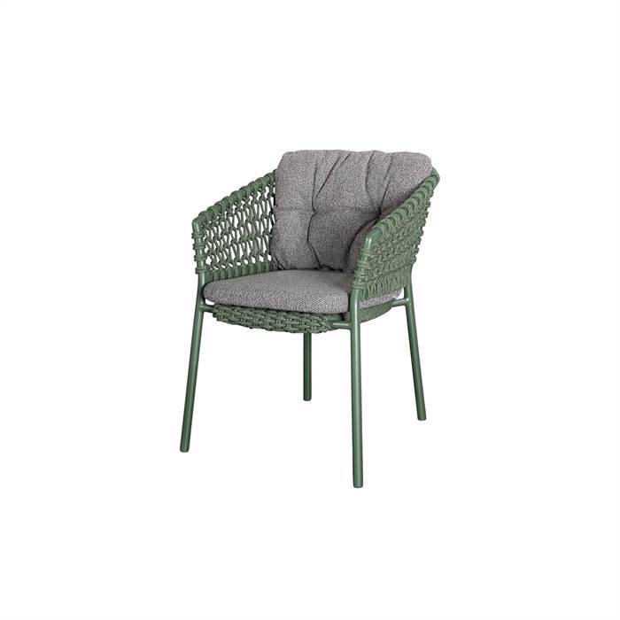 Cane-Line Ocean havestol - Dark green - Hynde i Wove dark grey