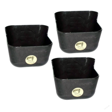3-pack Foderkrubba 109 - 7 liter, Svart