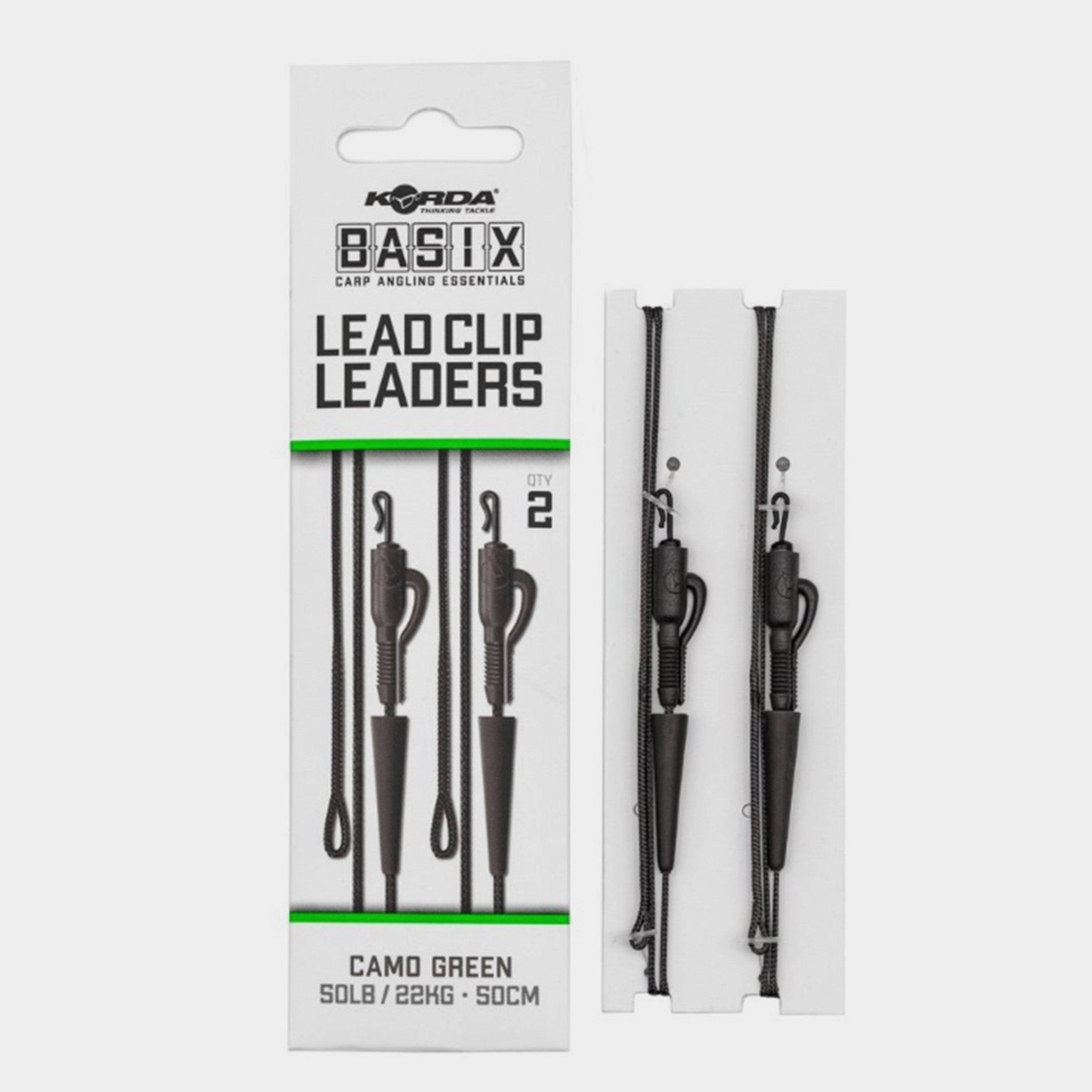 Korda Basix Lead Clip Action Pack, Black - One Size
