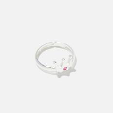 Silverring för barn - krona, 15