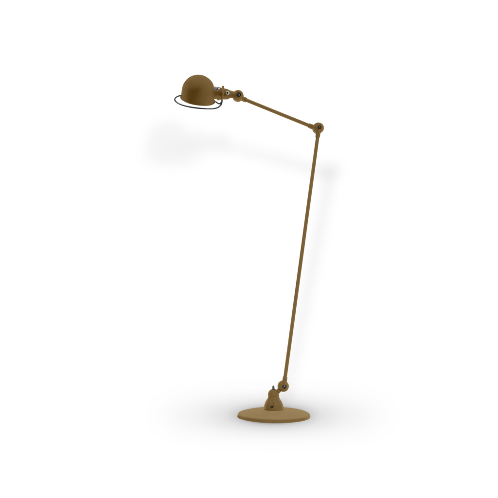 Loft D1240I gulvlampe fra Jieldé - Pearl gold / Mat
