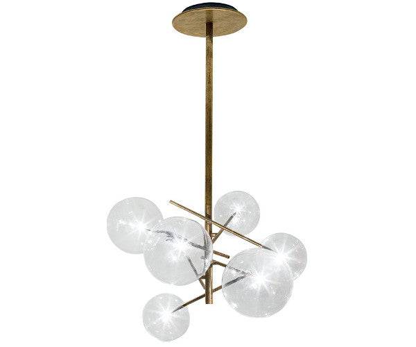 Gallotti & Radice Bolle Pendel m. 6 glas.