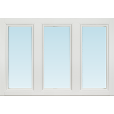 Svenska Fönster SF sidohängt fönster inåtgående 1280x880mm 3-luft, insida trä utsida aluminium, 3-glas  (13x9)