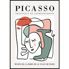 Lithographie No. 4, Picasso Plakat (40x50cm) - Plakater  > Kunstplakater
