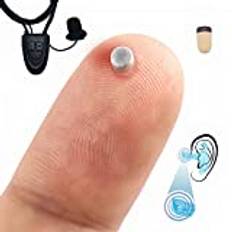 PingaOculto Spion Hörlurar Bluetooth Trådlös Spy Earpiece Exam Dold Nano Mini Osynliga Mobiltelefon Trådbunden Mikrofon - Spion Öronsnäckor Mikroheadset (Spion Hörlurar Nano V5 + Vip Pro SuperMini)