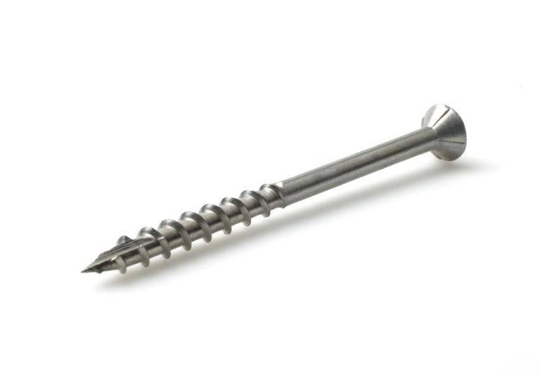 Schäfer & Peters 9142248 100/60 Trallskruv rostfri A2, 250-pack 4,8x100 mm