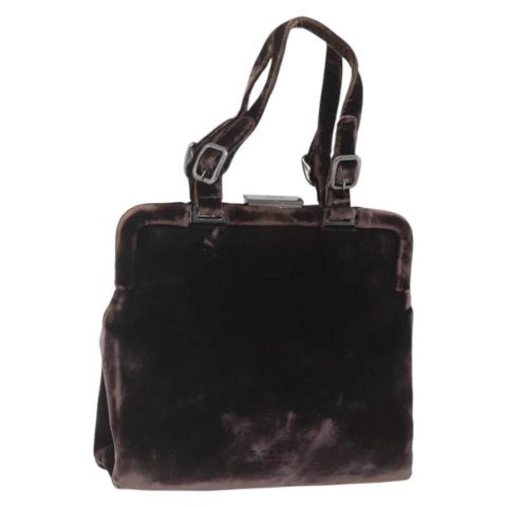 Prada Vintage Pre-owned Vintage Håndtaske - Vintage - Dame - Brun - ONE SIZE -