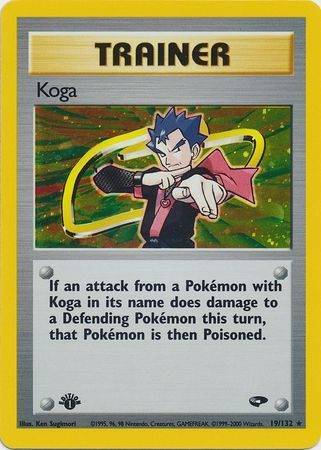 Koga - 19/132 - 1st Edition (Holo) - Let Brugt (LP).