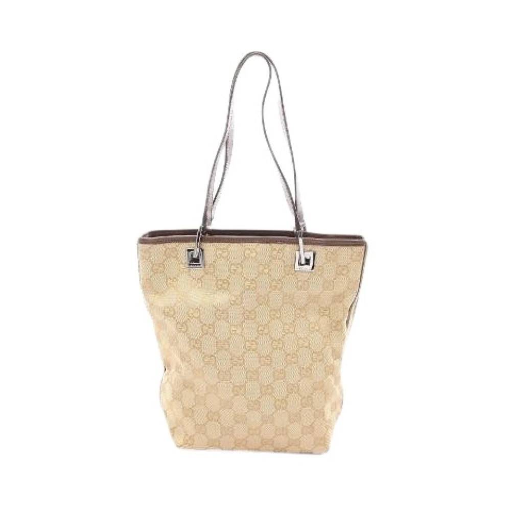 Gucci Vintage - Pre-owned GG Canvas Tote Bag Vintage - Dam - ONE Size - Läder