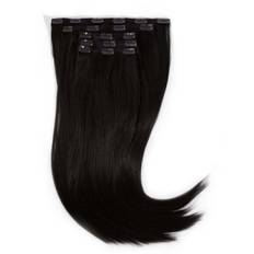 Rapunzel of Sweden Vegan Clip-ins Straight / Medium Volume / 5 pieces 50 cm 1.2 Black Brown