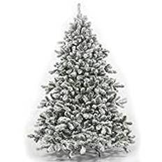 Snöig julgran 150/180/210/230/270 cm realistisk yta (180)