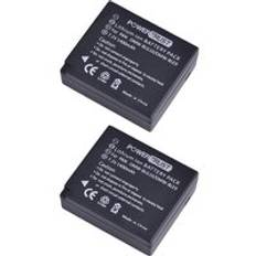Dmw-blg 10 dmw-blg 10e blg 10 blg 10pp ble 9 ble 9e batteri för panasonic lumix dmc gf6 gx7 gf3 gf5 zs100 zs60 lx100 gx85 dc-zs70 gx80 - 2 dmwblg 10 batterier