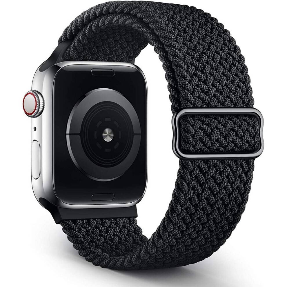 Premium nylonrem til Apple Watch 38 mm, 40 mm, 41 mm, elastisk sportsrem i nylon til iWatch-serien 7 6 5 4 3 2 1SE, komfort i hele dagen,