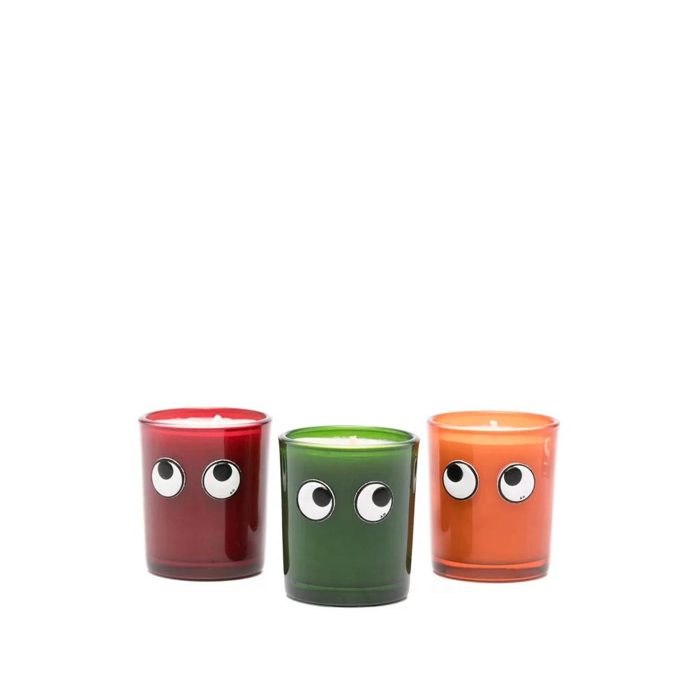 Anya Hindmarch - Eyes Mini Ljus Set Home - Dam - ONE Size - Jute