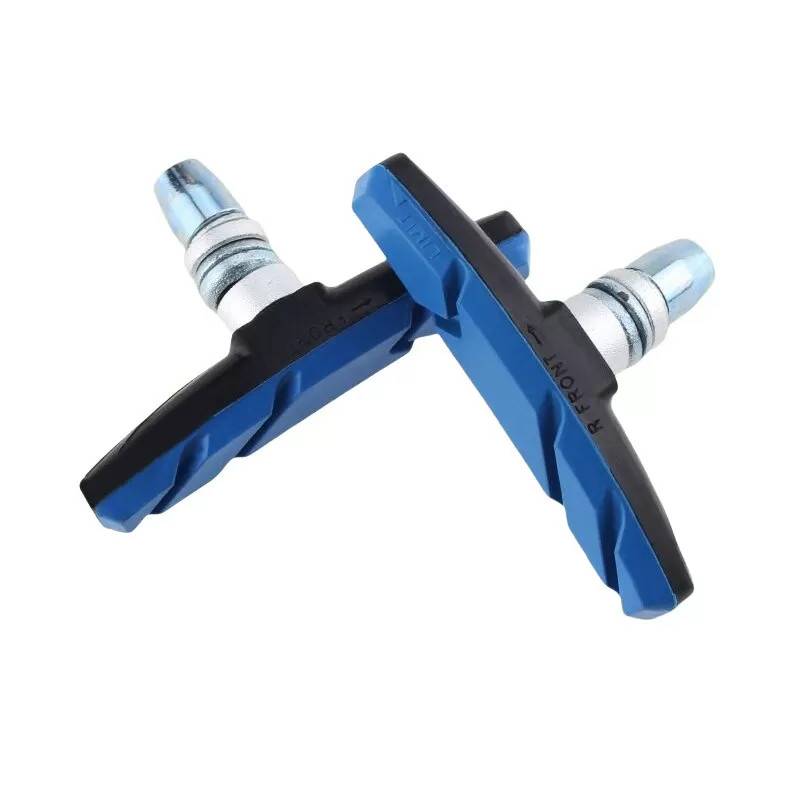INF 2-pack cykelbromsbelägg i aluminiumlegering och gummi - Blå