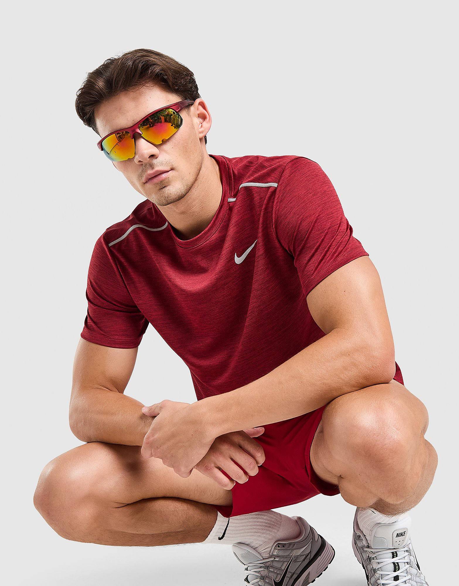 Nike Miler T-Shirt, Rød