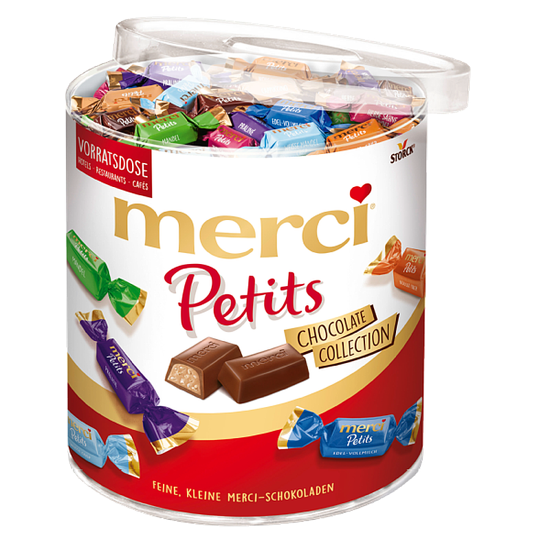 Merci Petits chokolade runddåse - 1 kg