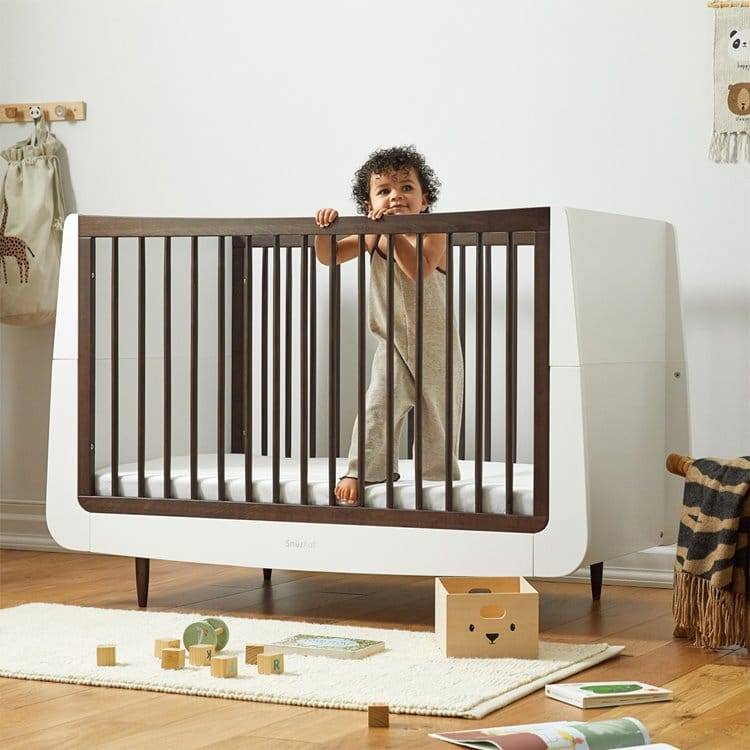 SnuzKot Skandi Cot Bed 'Ebony' - Default Title