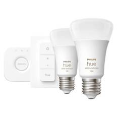Philips Hue White and Color Ambiance Startsæt 2x E27-Pærer B-VARE