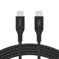 BOOST CHARGE 240W USB-C to USB-C Cable, 1m, Black Belkin USB-C kabler