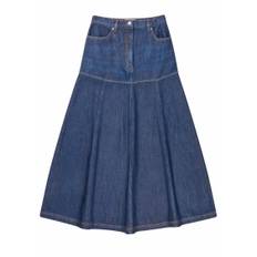 Tuxya Denim Skirt - Indigo