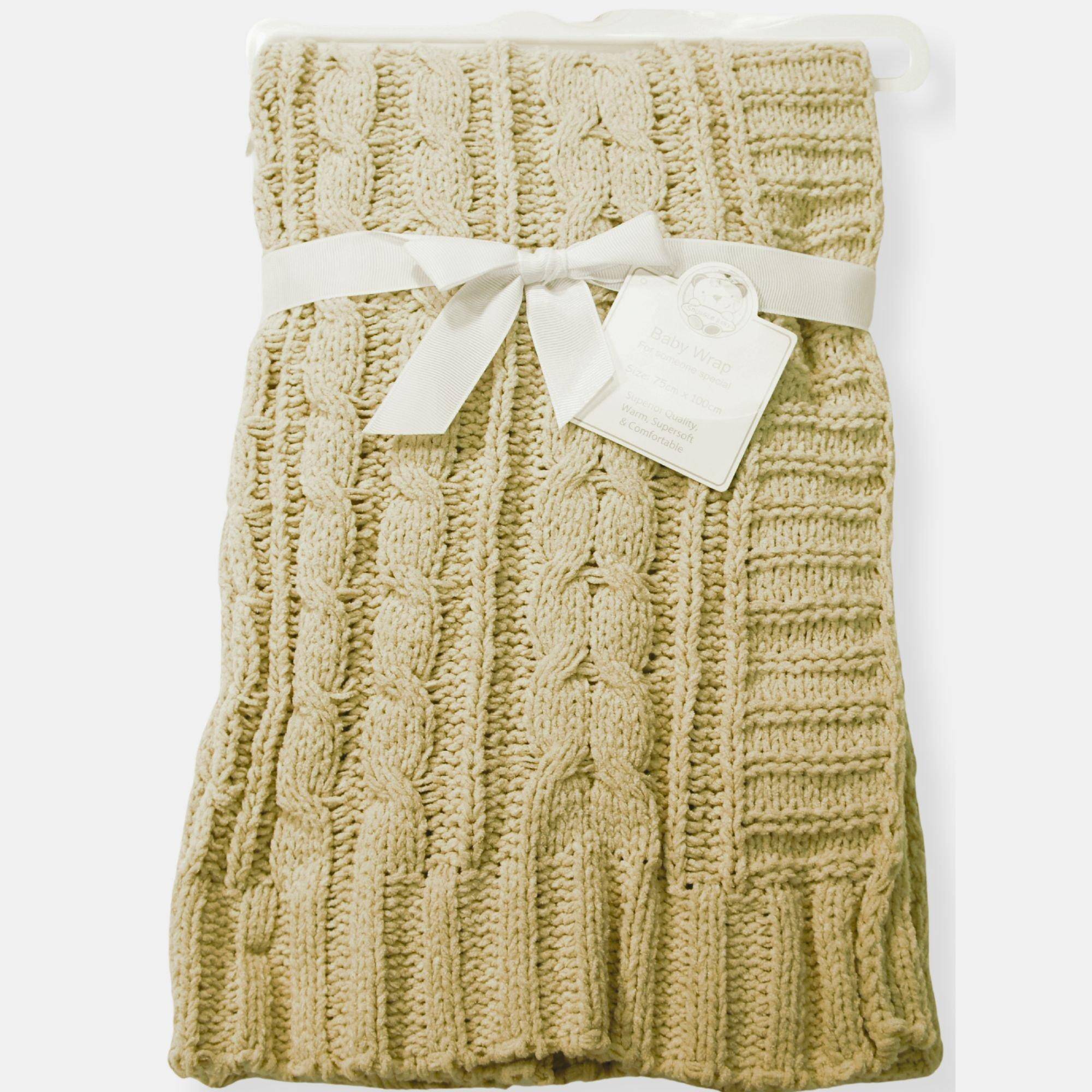 Snuggle Baby Knitted Wrap Blanket