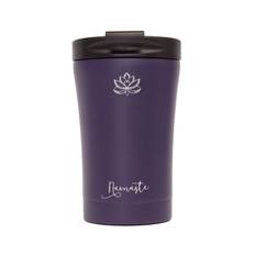 Bodhi Isoleret Termokrus med Yogamotiv - 280 ml. Violet - Lotus, Namasté