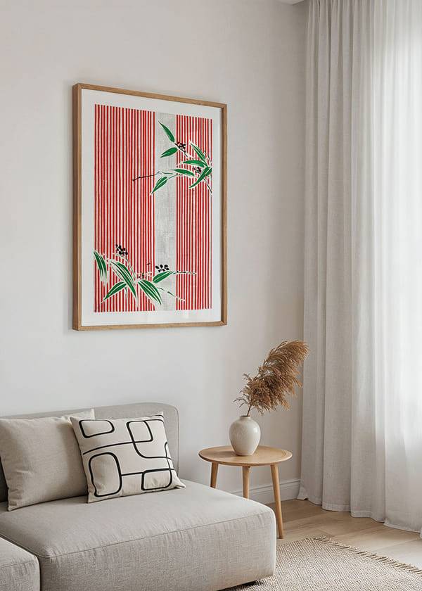 Bamboo Elegance Poster