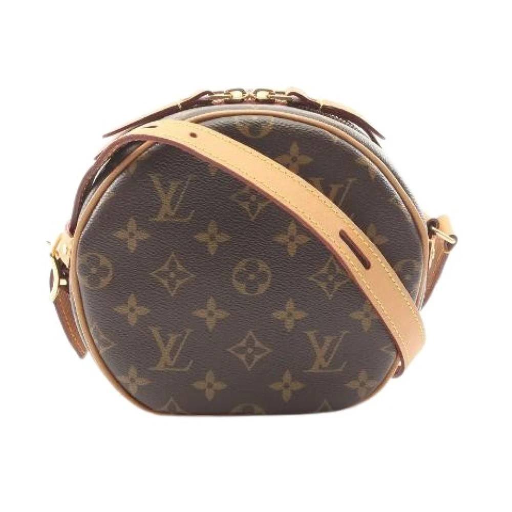 Louis Vuitton Vintage Pre-owned Boite Chapeau Souple PM Monogram Skuldertaske - Vintage - Dame - Brun - ONE SIZE - Uld