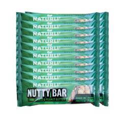Storkøb – Nutty Vegan proteinbar fra Naturli’ – Dark Choco & Peanutbutter (20 stk /karton)