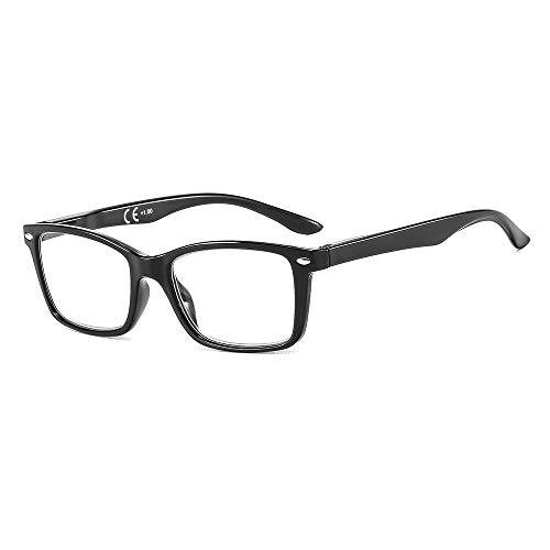Suertree Läsglasögon fjäder gångjärn synhjälp ögonoptik glasögon läshjälp för kvinnor män 4.0 x BM151