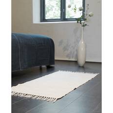 Cotton vit - trasmatta 80 x 160 cm - Vit (80 x 160 cm)