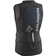 Salomon Flexcell Pro väst junior ryggskydd skidåkning snowboard MTN, anpassningsbart skydd, andningsförmåga och lätt att justera, svart, JM