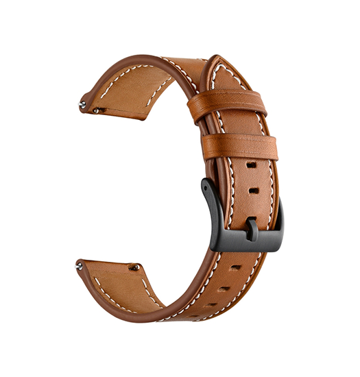 Samsung Galaxy Watch 7 (40/44mm) - Deluxe™ Honor Ægte Læder Rem - Brun