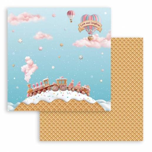 Papper Stamperia - Candy Christmas - Train