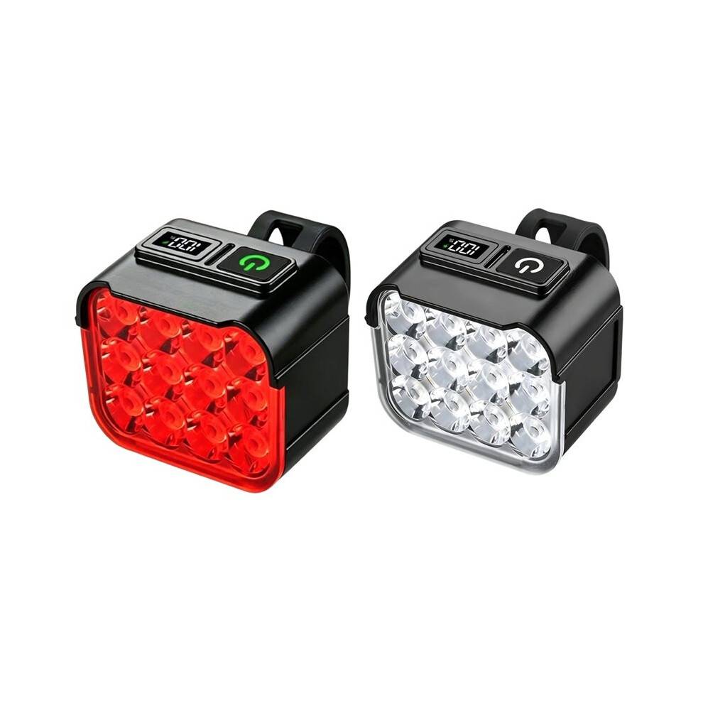 Bicycle Rear Light Front Light LED Waterproof Bike Lamp USB Rechargeable Mtb Road Bike Taillights Bike Parts