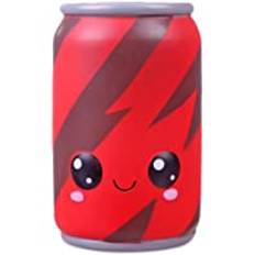 Anboor Kläm leksak Cola Can Sakta stigande Squishy Antistress Jumbo Doftande Kawaii Lindra Ångest