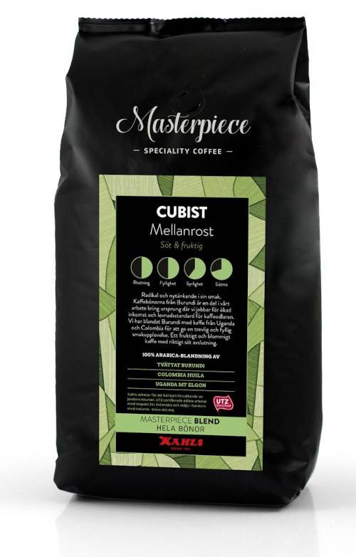 Kahls Masterpiece Cubist Hela kaffebönor 1000g