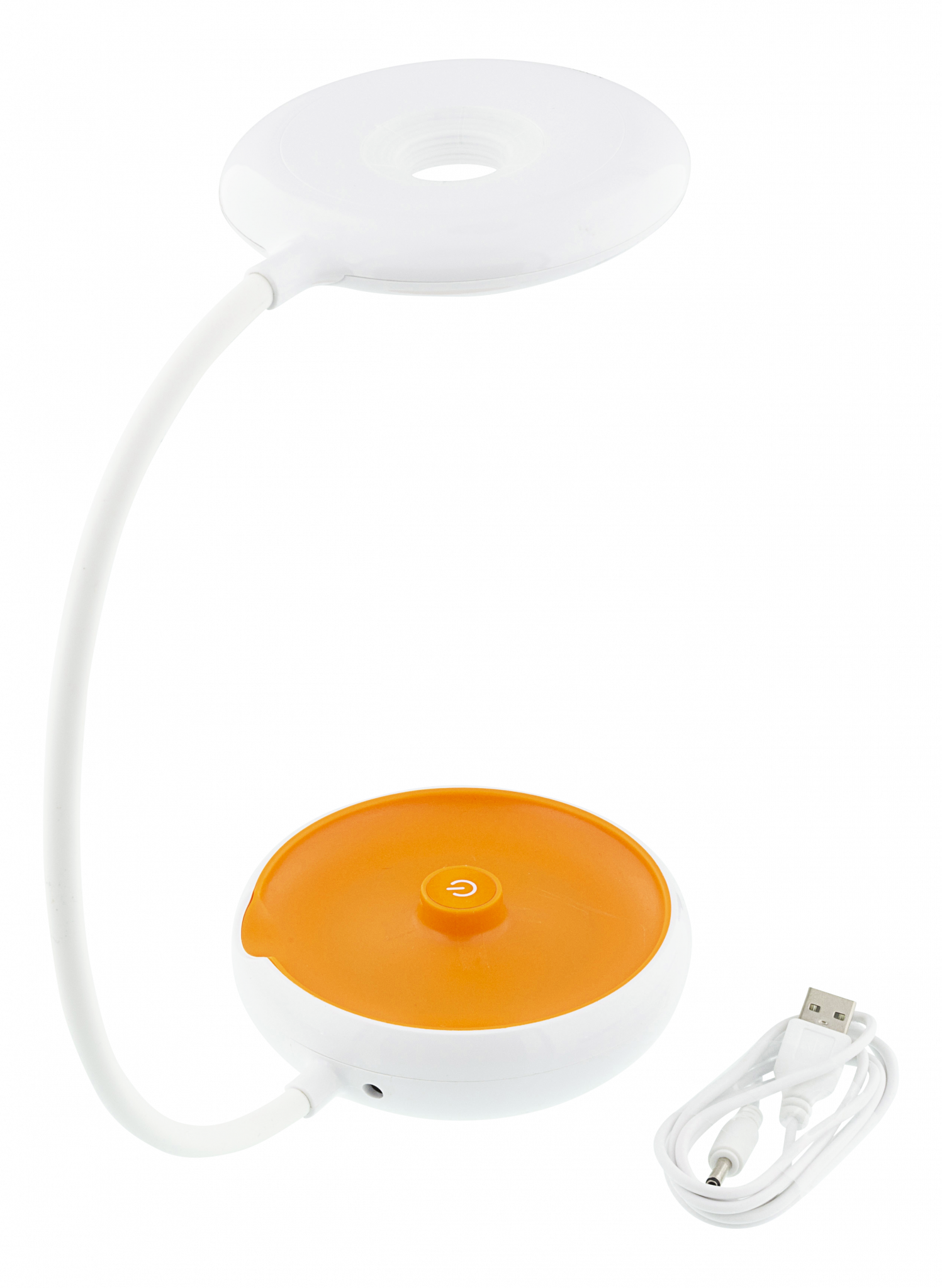 NORDIC HOME CULTURE , 2-i-1 LED bordslampa, vit