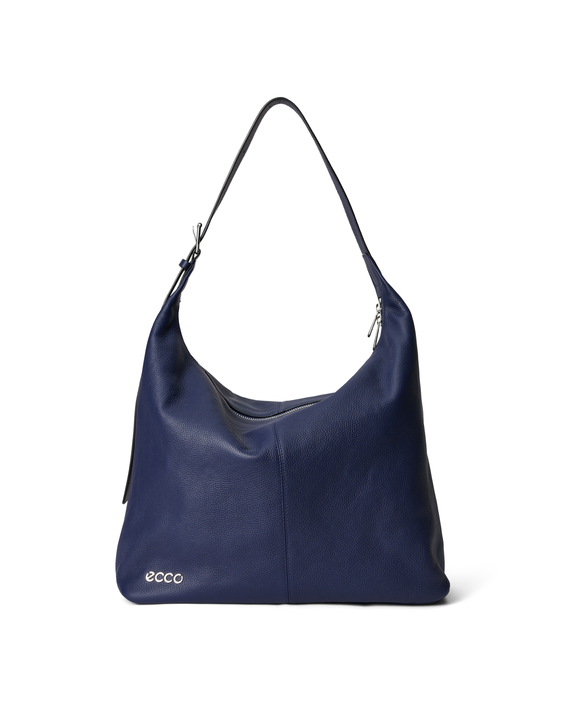 ECCO Hobo L - Shopper taske i læder - Blå