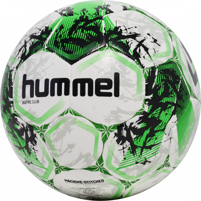 Hummel Inspire Club Fodbold - Neon Green & Hvid - Str. 4