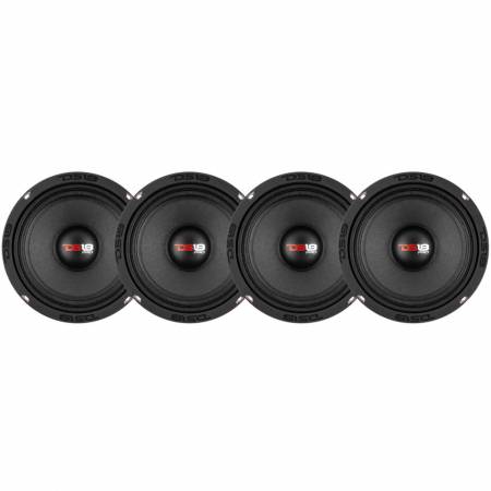 4-pack DS18 PRO-X6.4M, 6.5 tums midbas