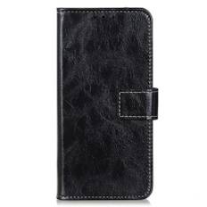 Samsung Galaxy S20 FE / S20 FE (5G) Skinnende Neutralt Læder Cover m. Pung - Sort
